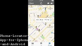Mobile Tracker on Map