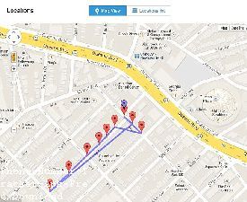 Location on Google Maps Api