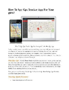 Phone Tracking Device