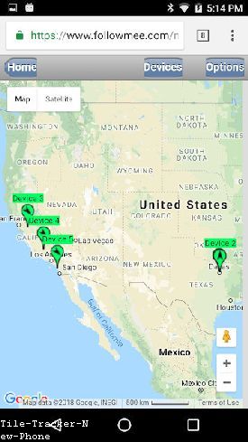 Mobile Tracker With Google Map